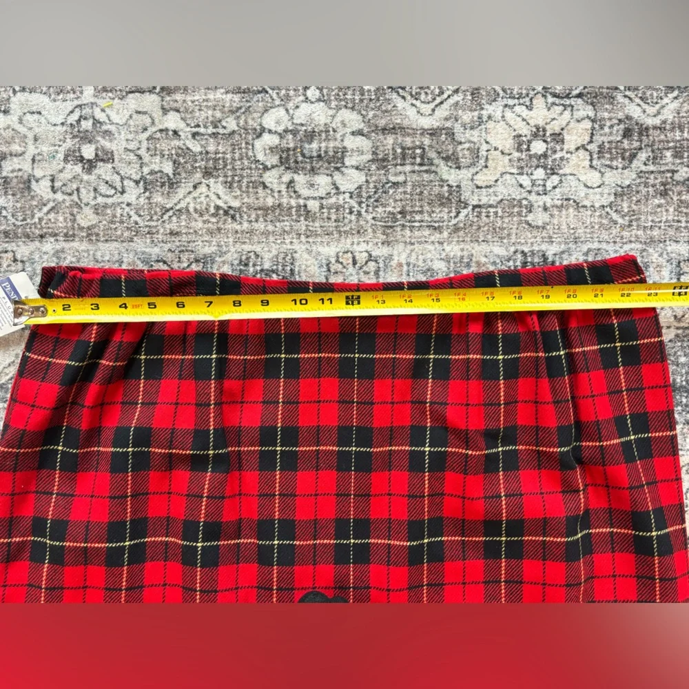 VTG NWT Pendleton Red and Black‎ Plaid Skirt Women’s Size 24W - Picture 6 of 7
